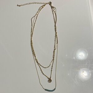 Elegant Gold Layered Necklace